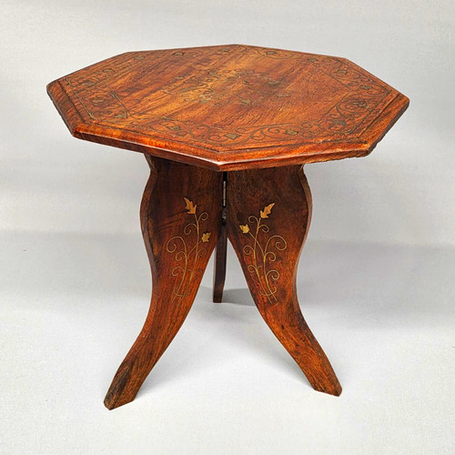 Vintage folding wooden side - folding,