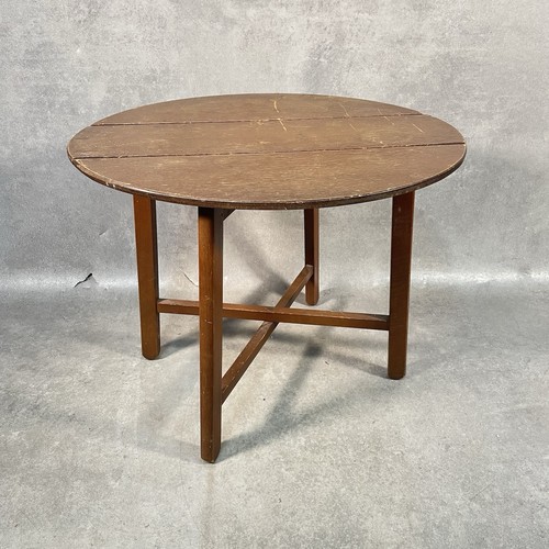 Vintage wooden folding table - vintage,