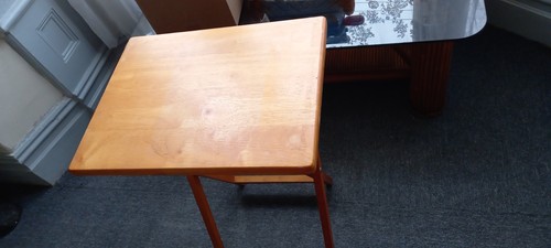 Wooden foldable table - wooden,