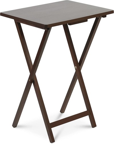 Wooden folding snack - folding, table