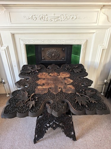 Profusely carved anglo indian - profusely,