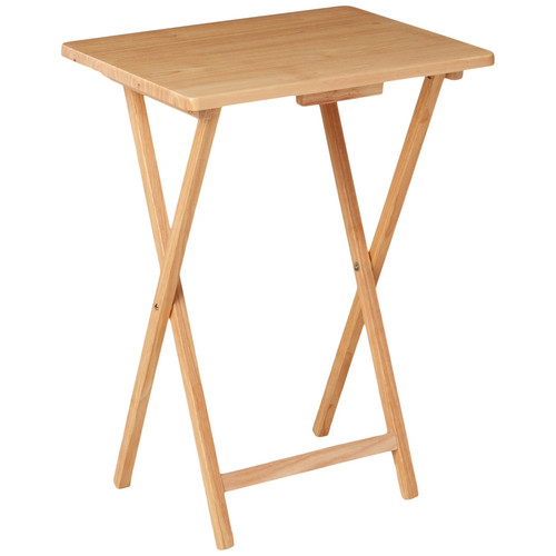 Rubberwood folding table fully - folding,
