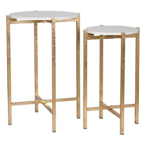 Set gold painted folding - gold,